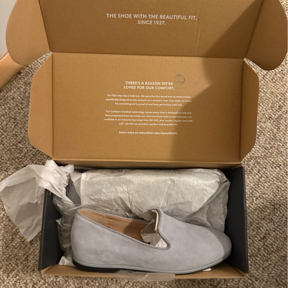 Naturalizer Effortless glacier Gray Slip-On Shoes